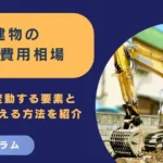 建物の解体費用相場